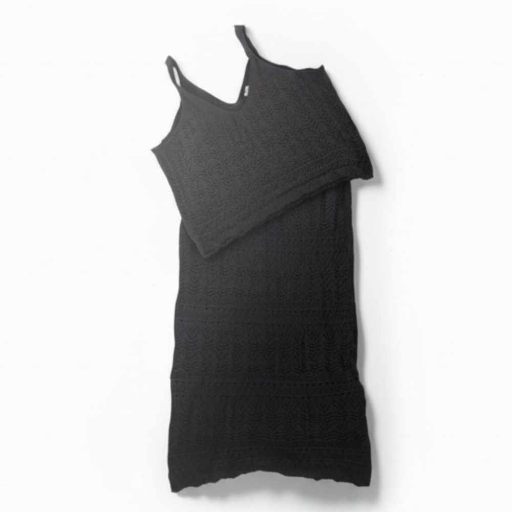 Worthington Black Knit Top XXL and Black Knit Skirt XL- So cute!